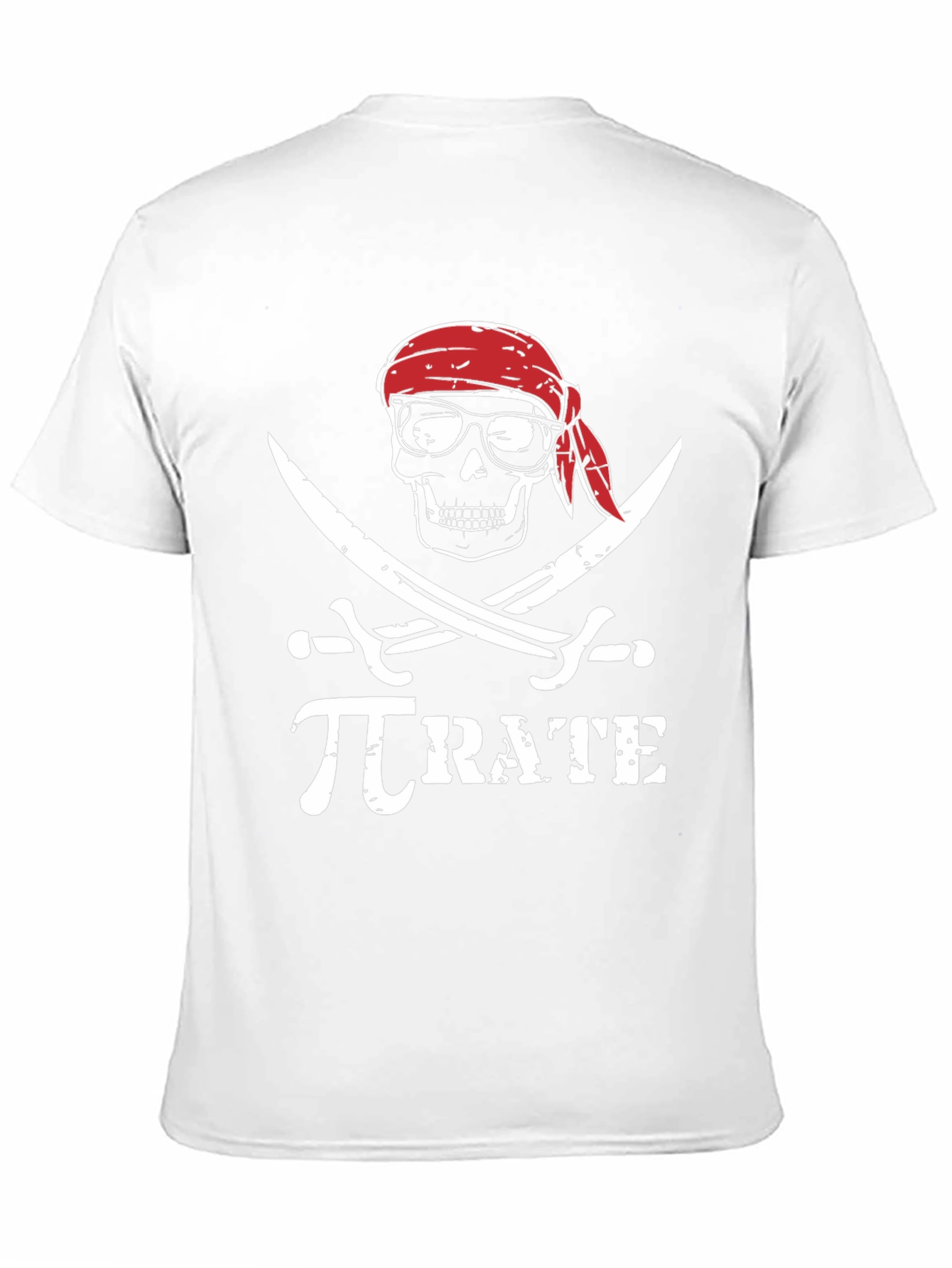 Pi-rate T-Shirt: Mathematical Pirate Skull Graphic Tee