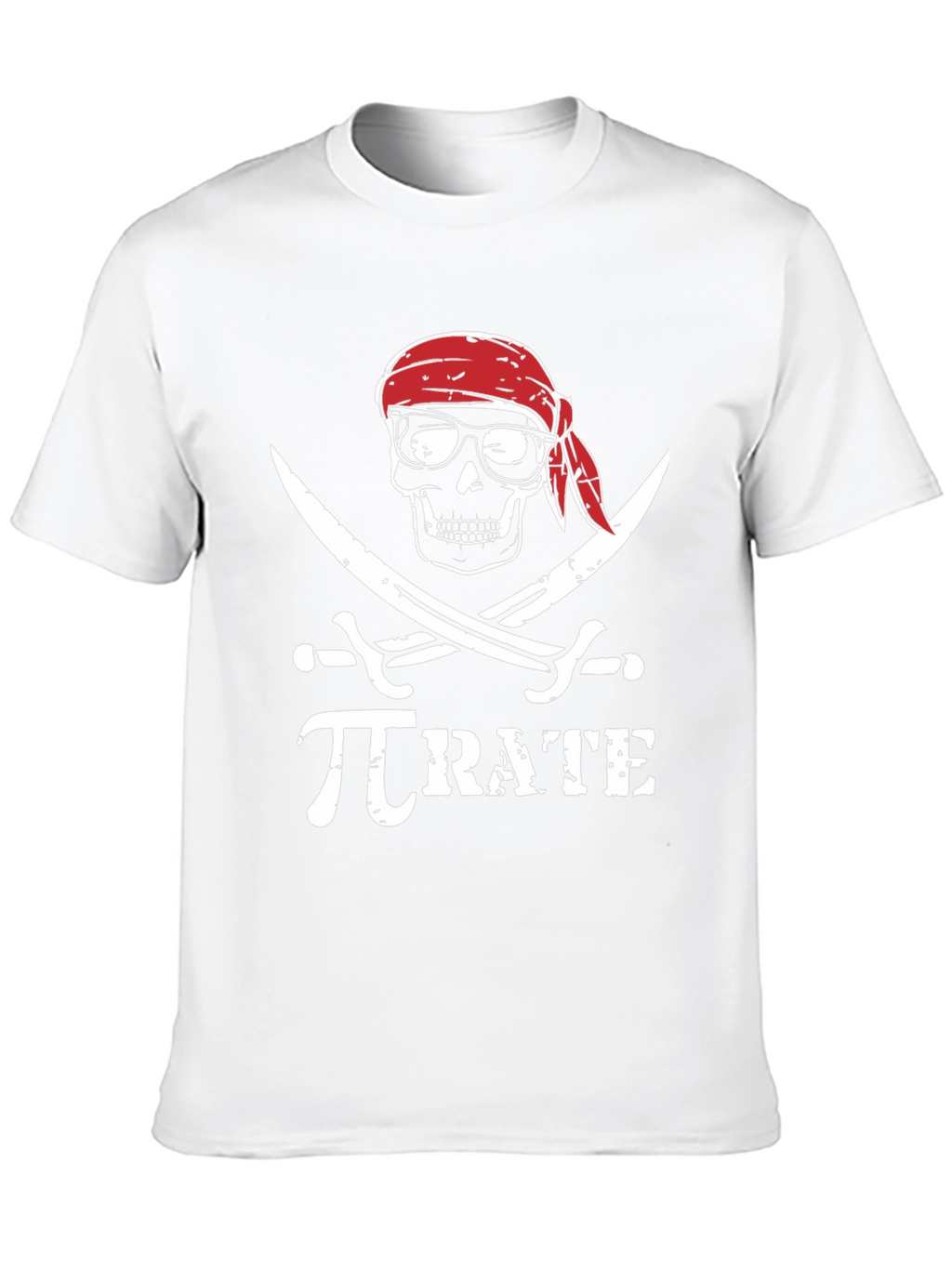 Pi-rate T-Shirt: Mathematical Pirate Skull Graphic Tee