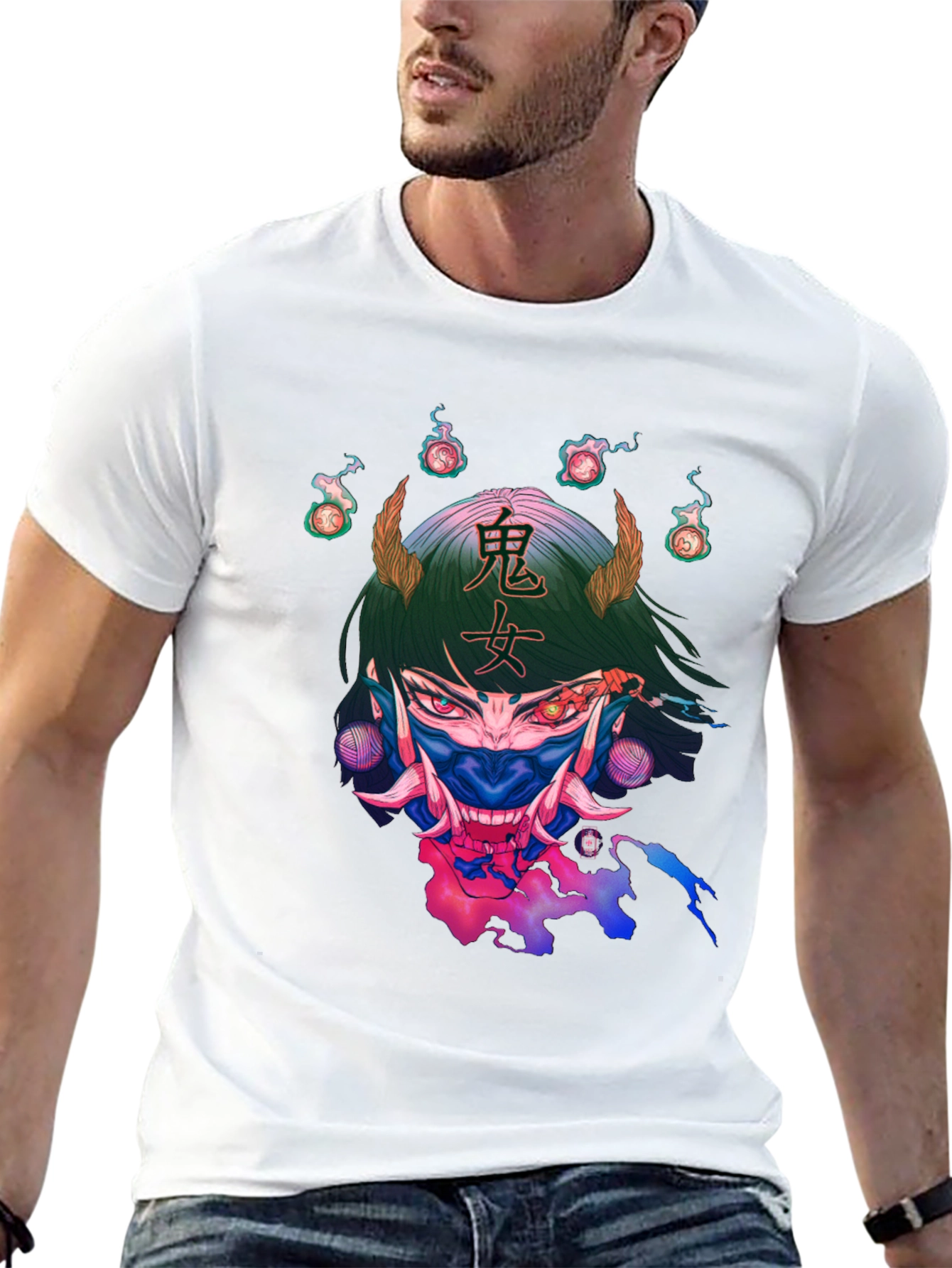 Oni Girl Graphic T-Shirt - Unique Design