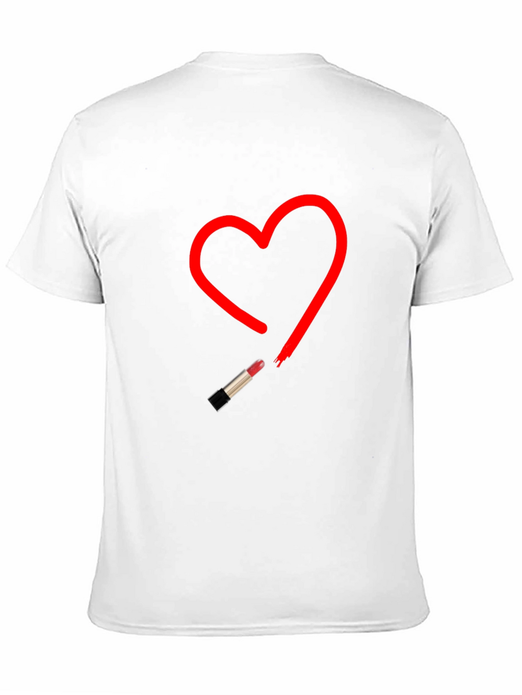 Heart Lipstick T-Shirt - Stylish Graphic Tee