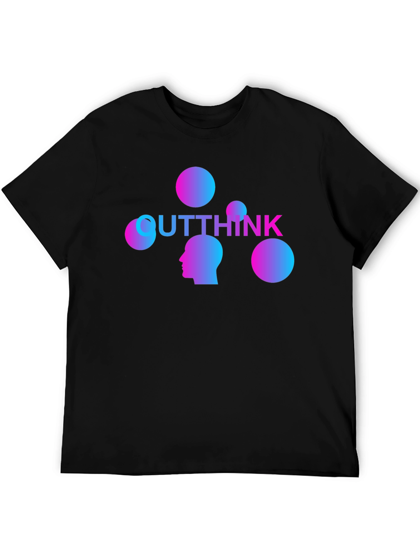 Outthink Graphic Tee - Gradient Design