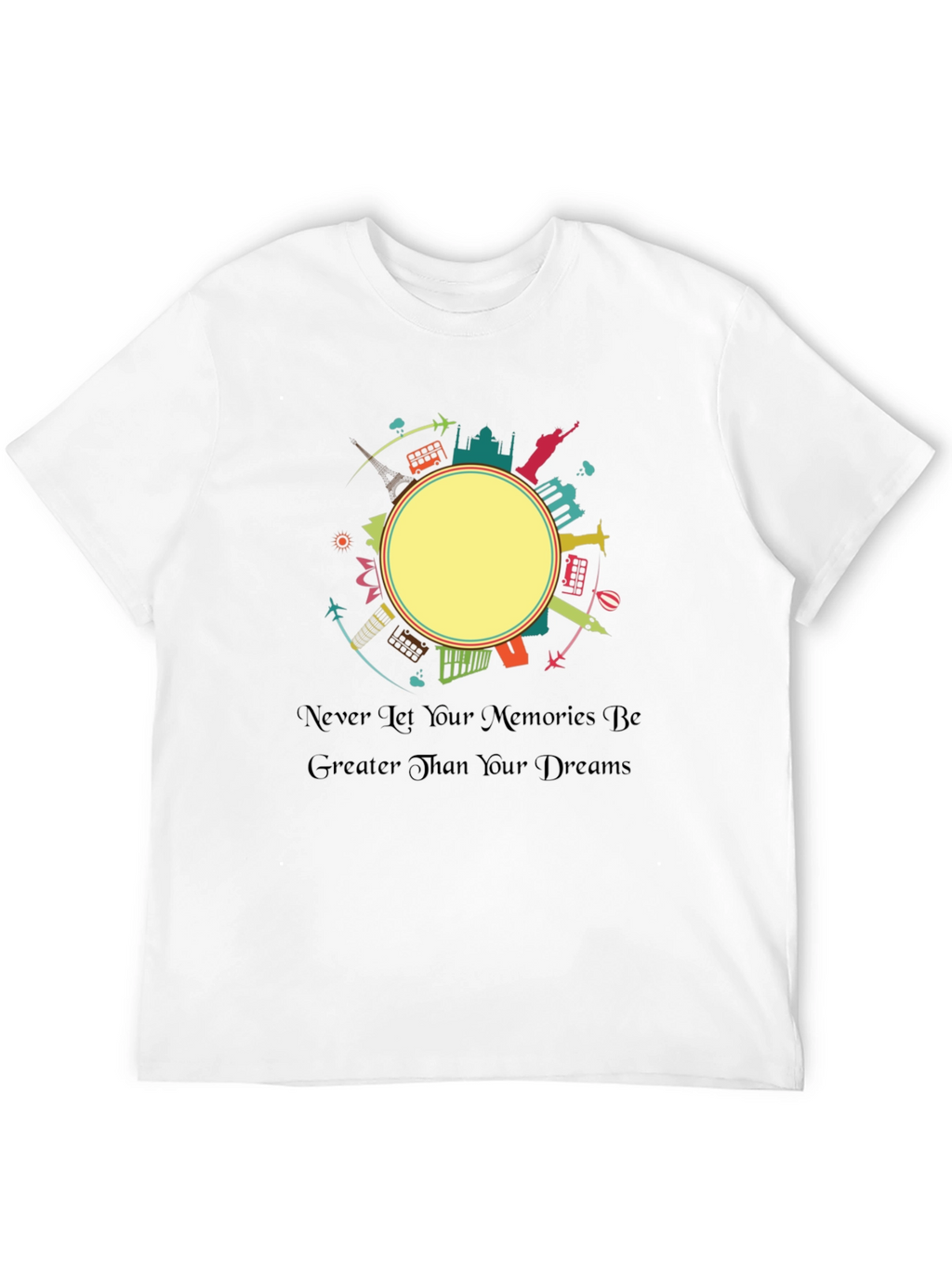 Black Travel Memories T-Shirt