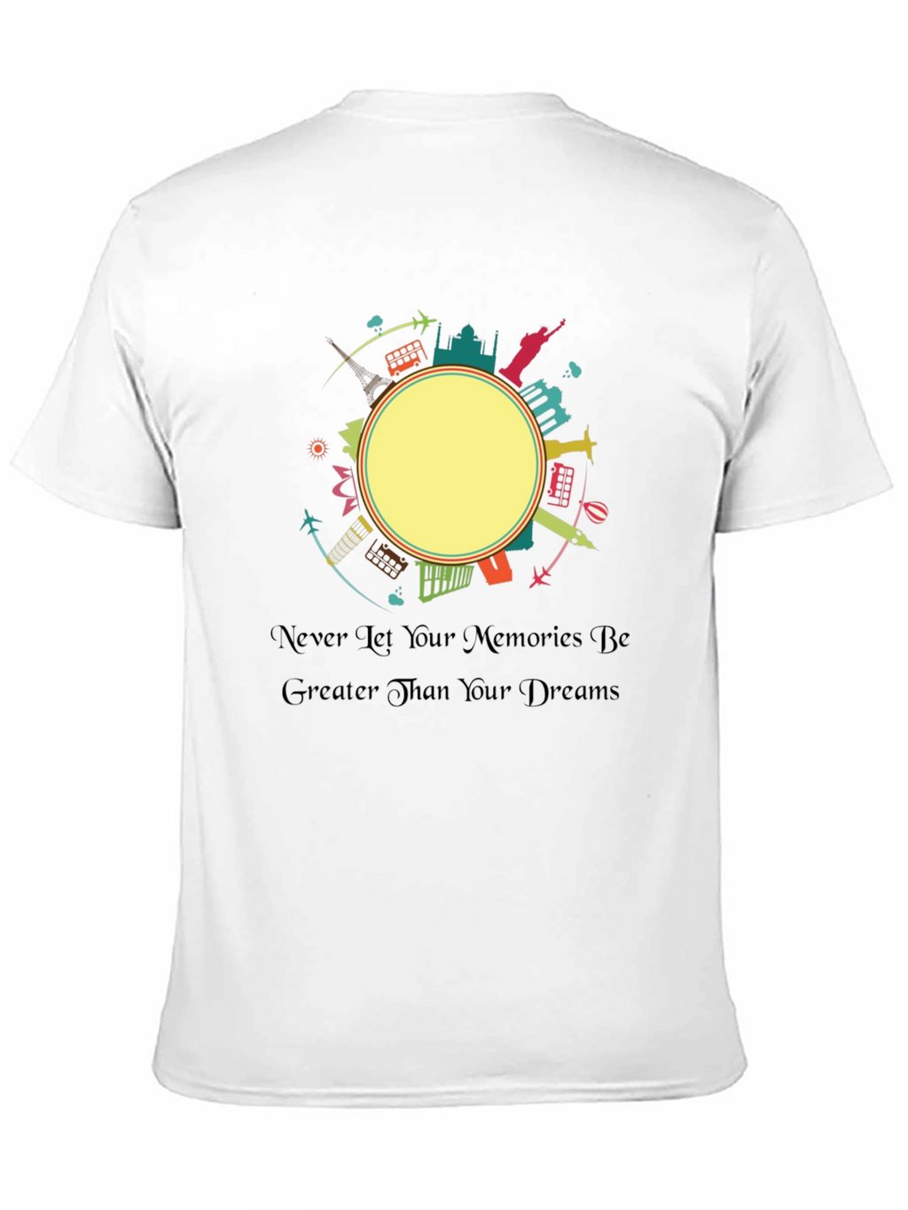 Black Travel Memories T-Shirt