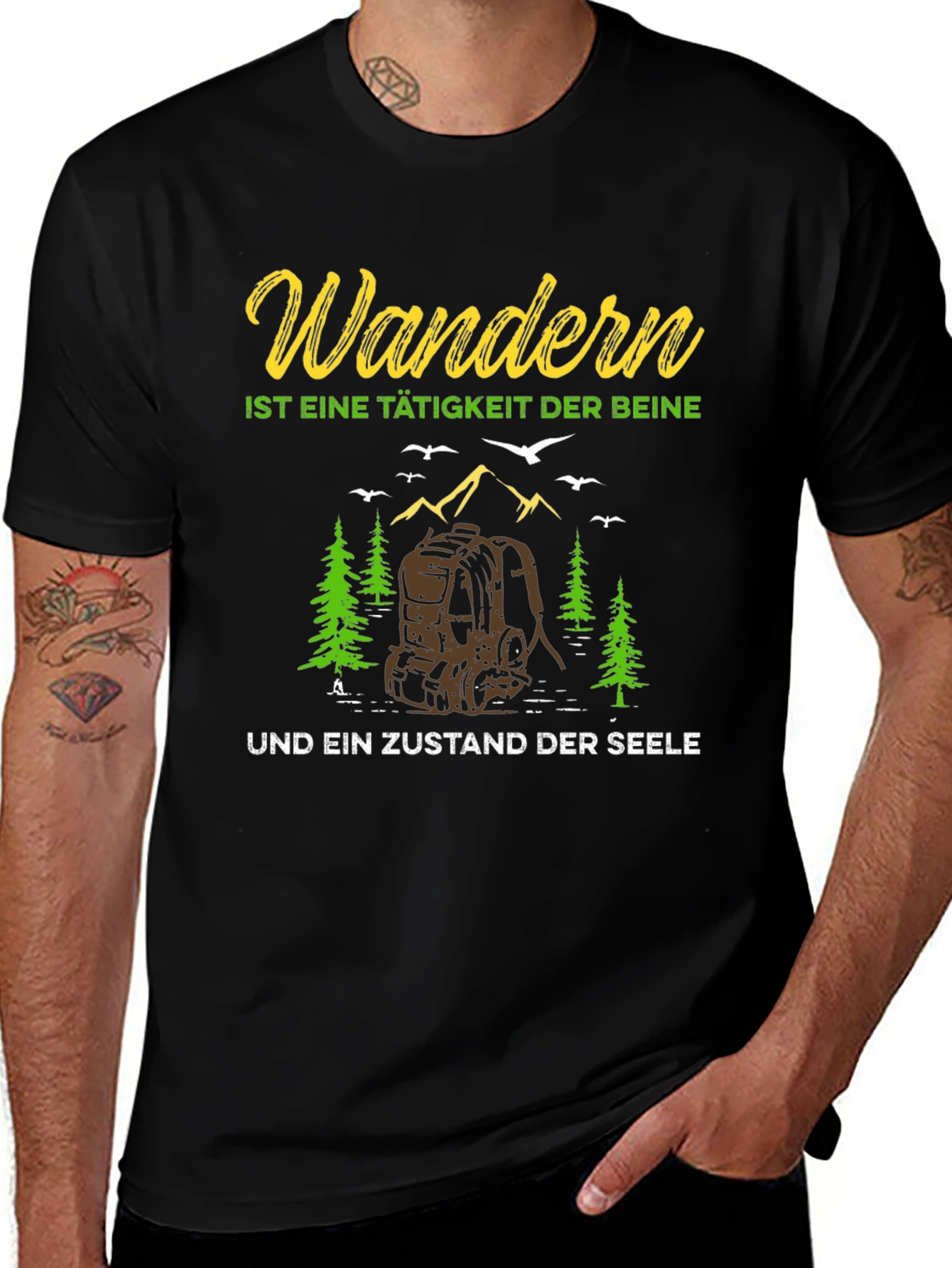 Wandern Hiking T-Shirt for Nature Lovers