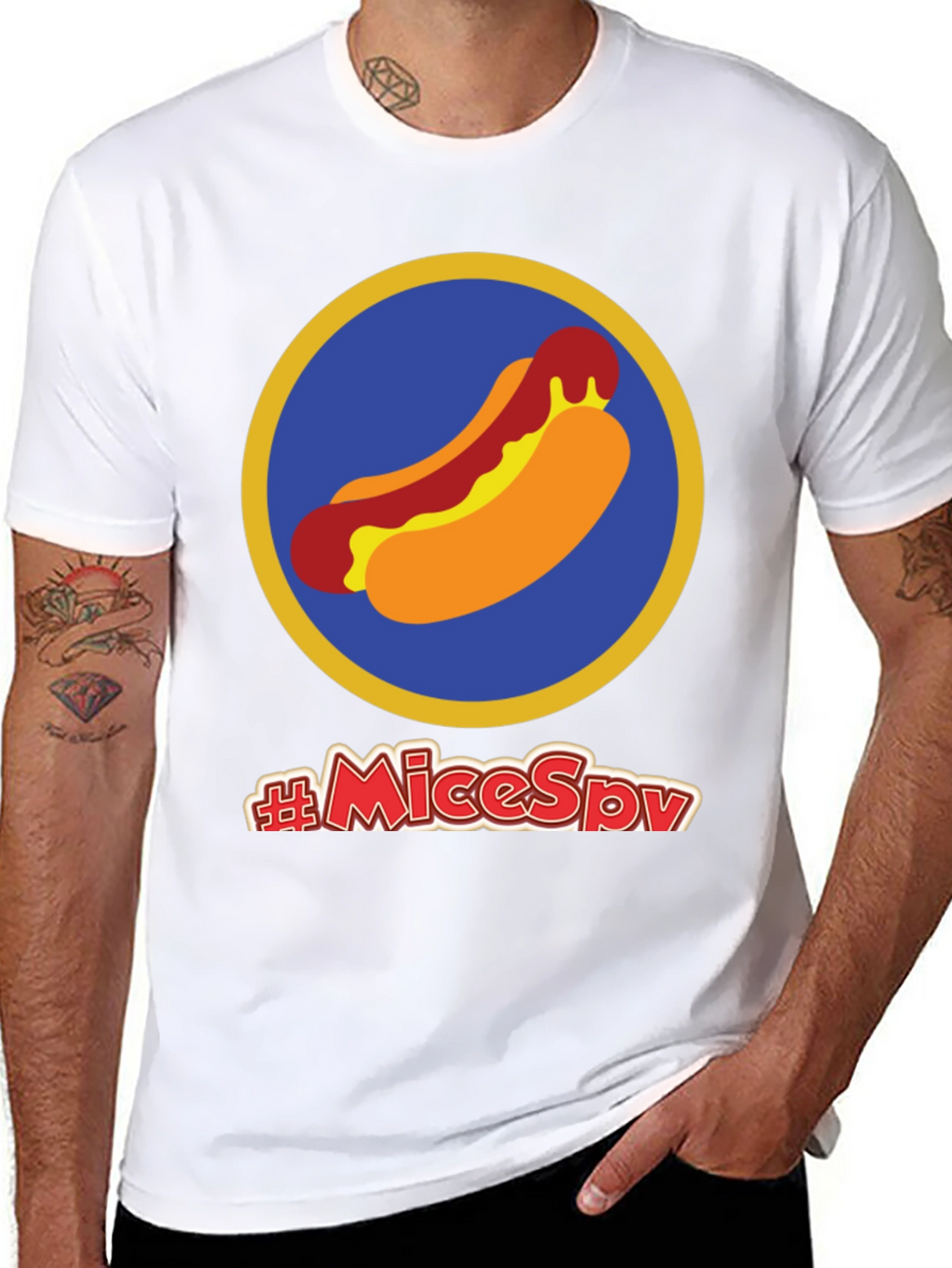 Hot Dog Graphic Tee - #MiceSpy T-Shirt