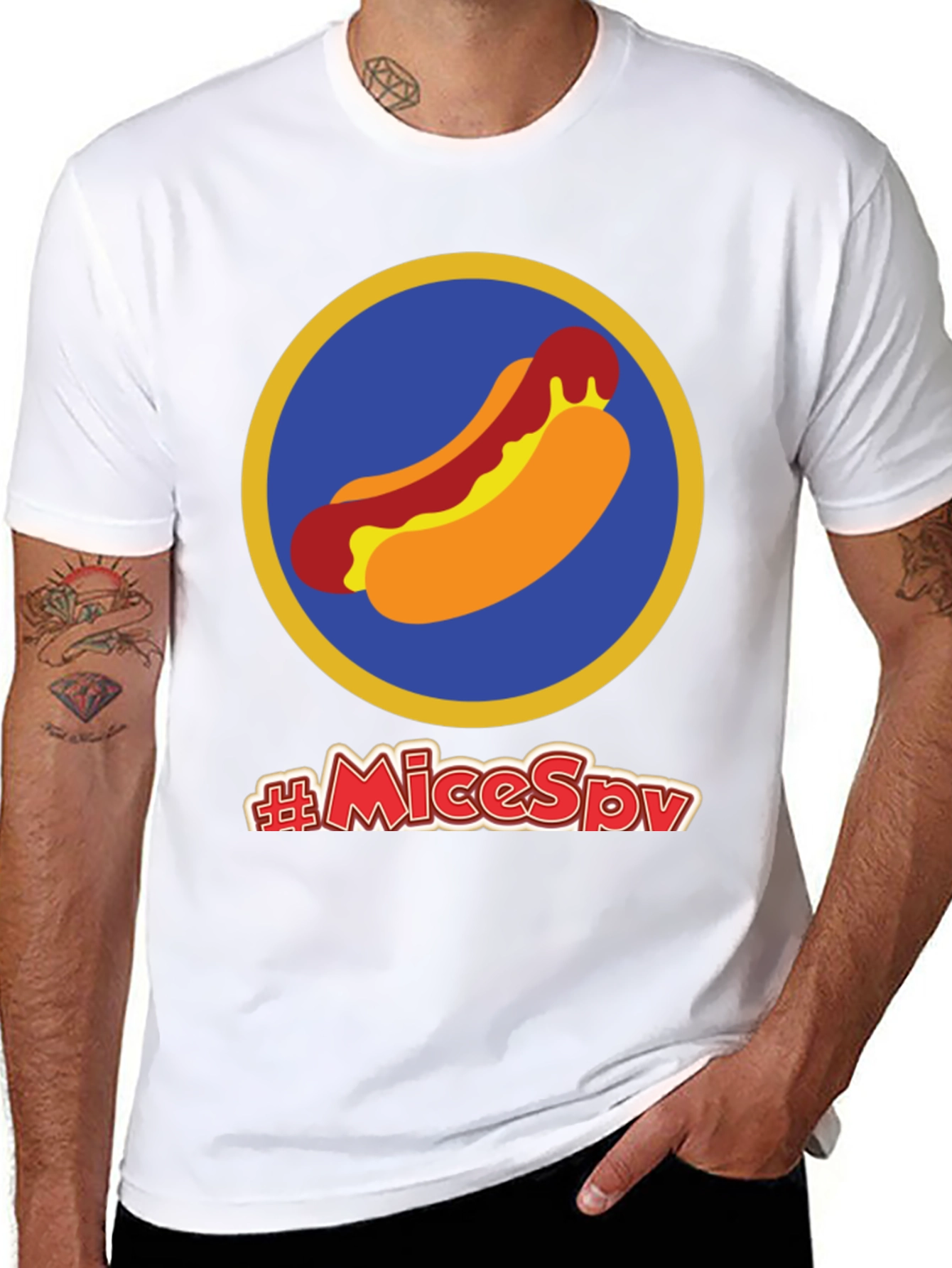 Hot Dog Graphic Tee - #MiceSpy T-Shirt
