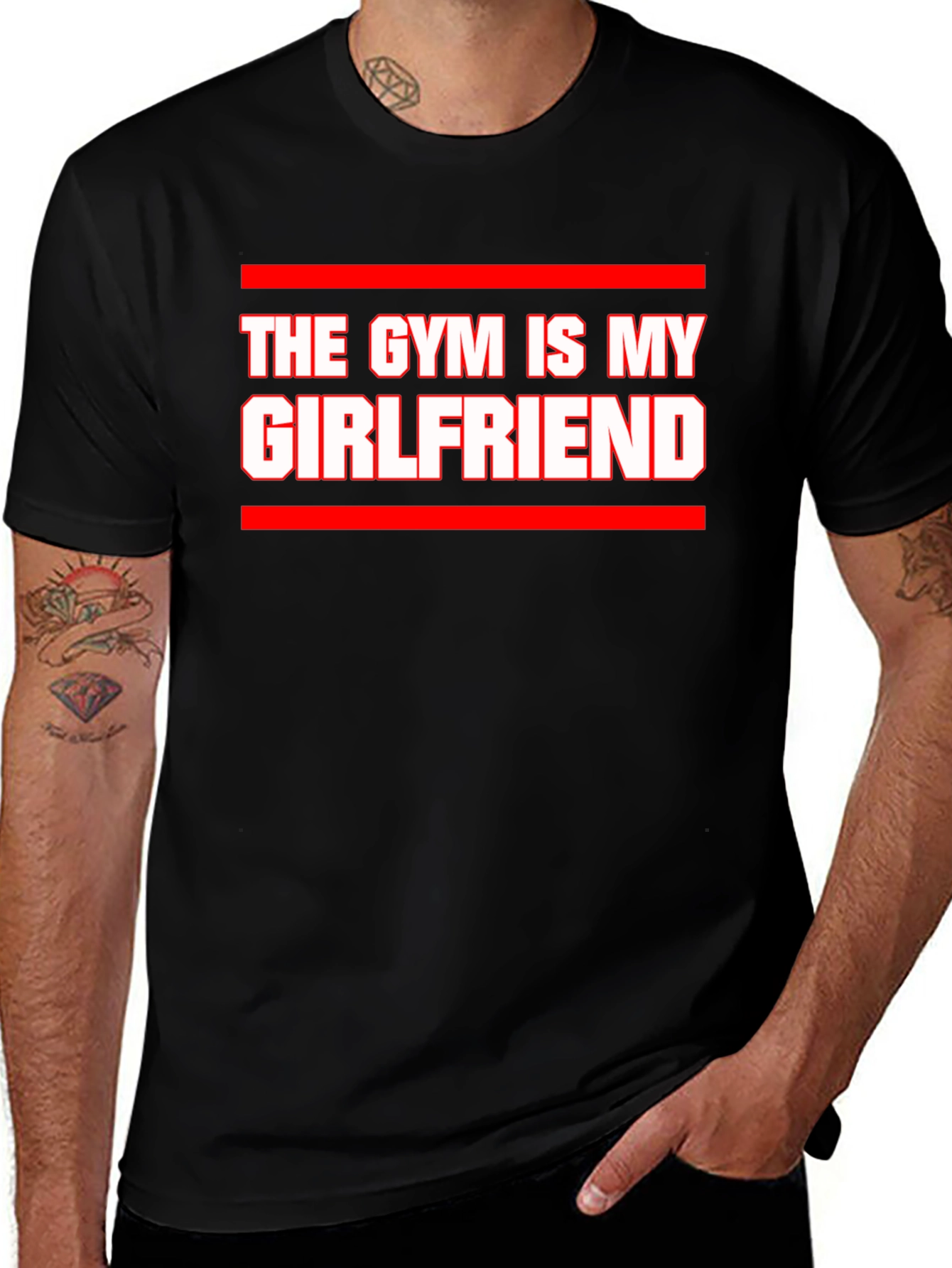 Gym is My Girlfriend T-Shirt - Funny Workout Tee