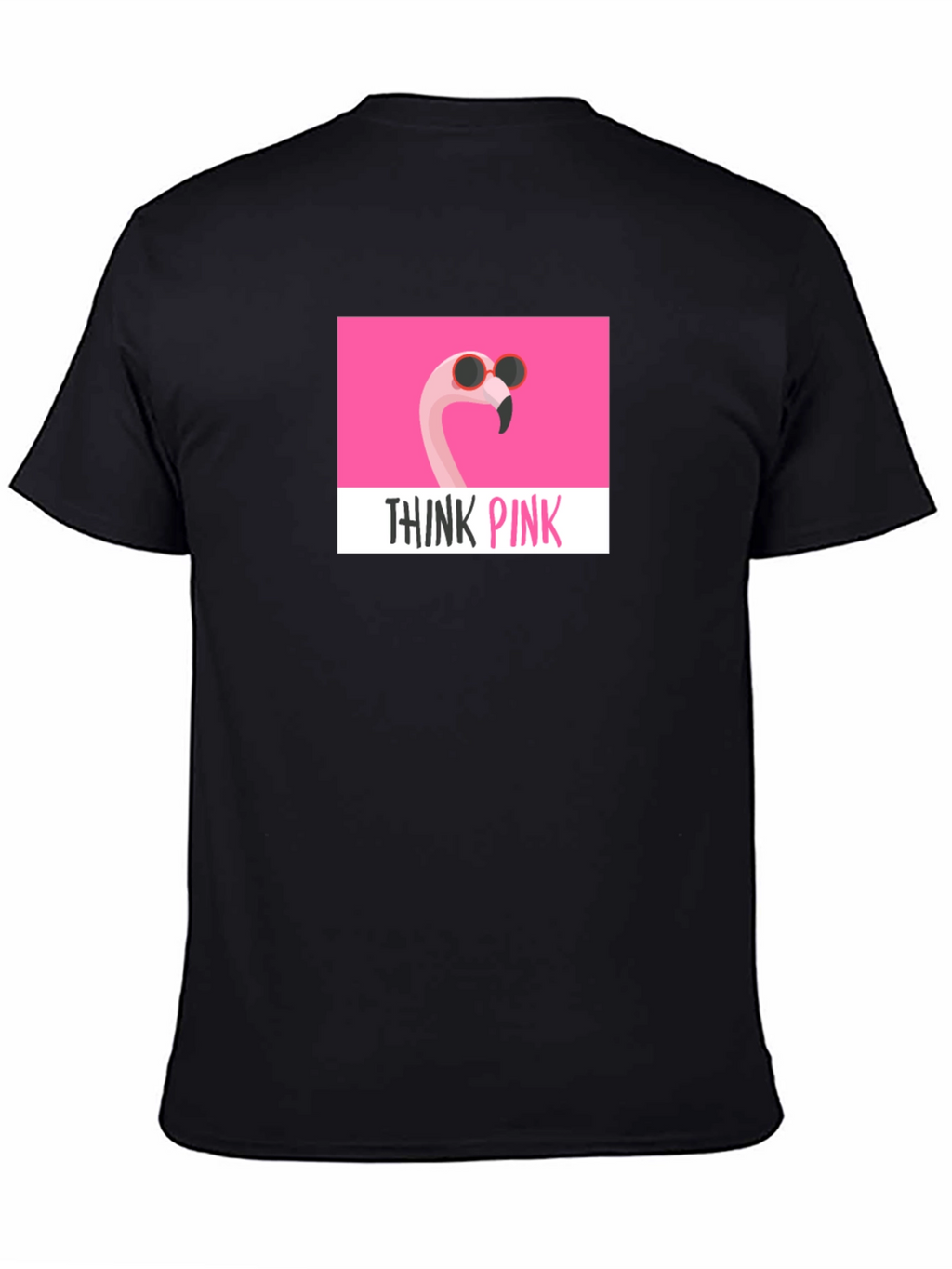 Think Pink Flamingo T-Shirt - Stylish Graphic Tee