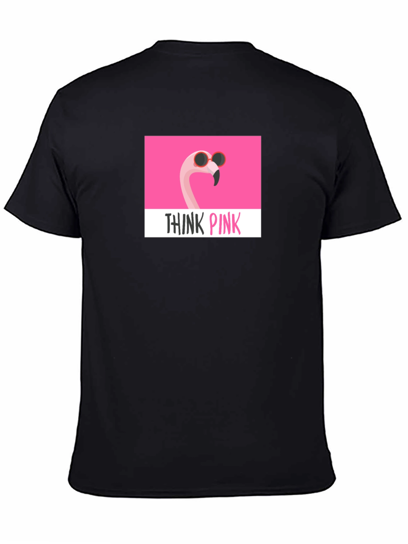 Think Pink Flamingo T-Shirt - Stylish Graphic Tee