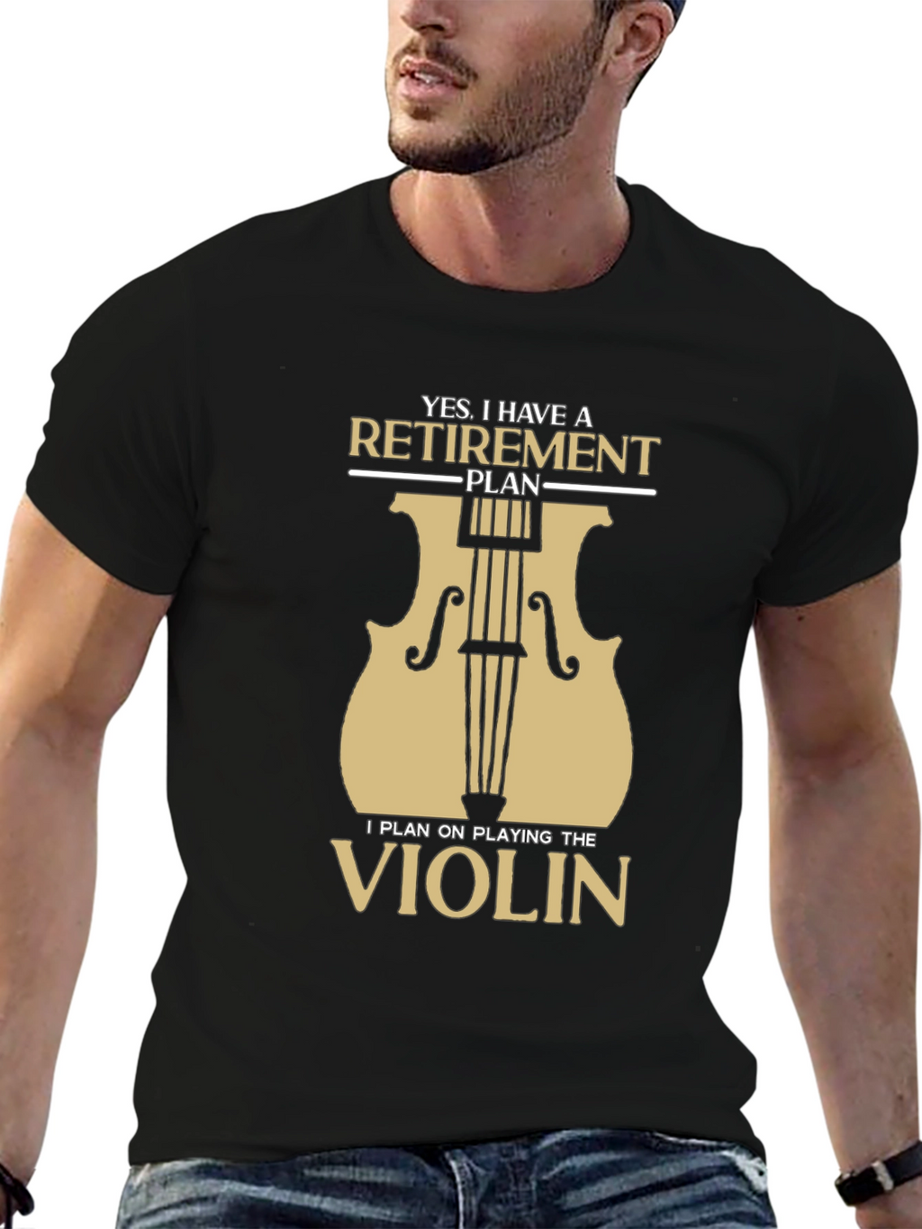 Retirement Violinist T-Shirt - Musician Gift