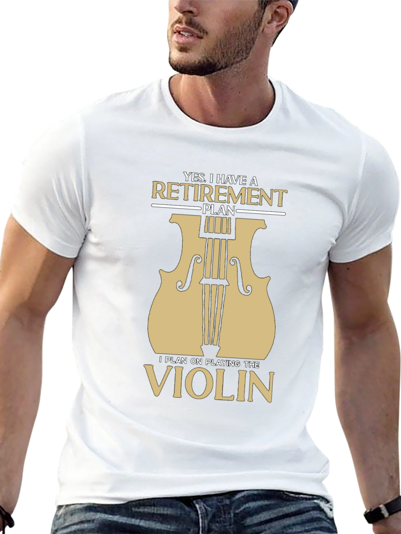 Retirement Violinist T-Shirt - Musician Gift