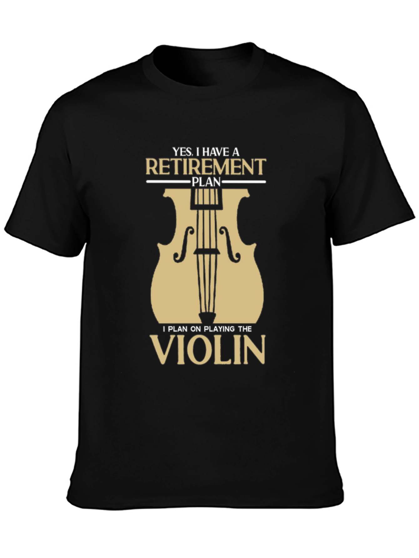 Retirement Violinist T-Shirt - Musician Gift