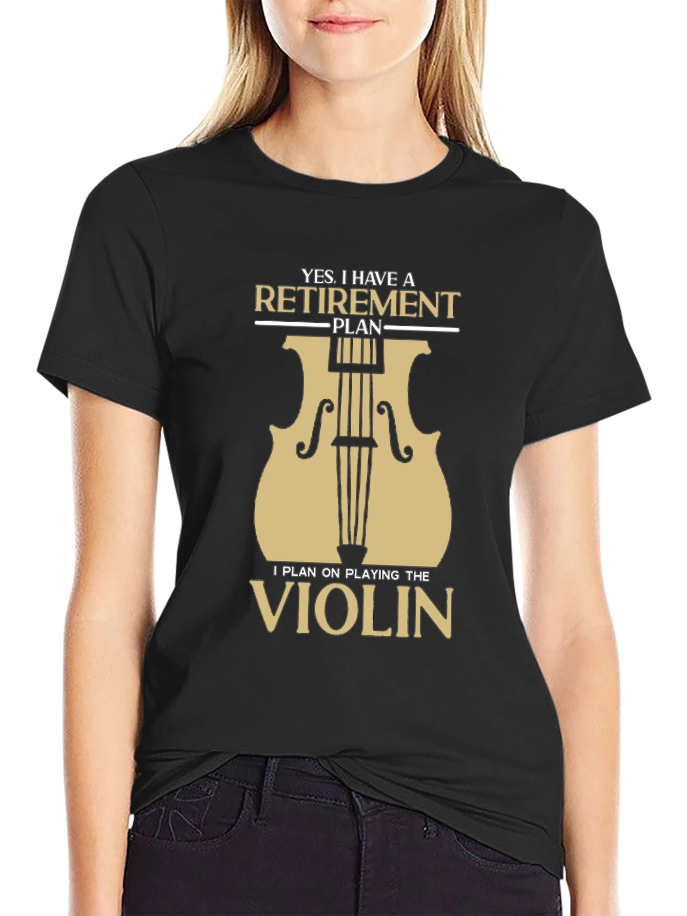 Retirement Violinist T-Shirt - Musician Gift
