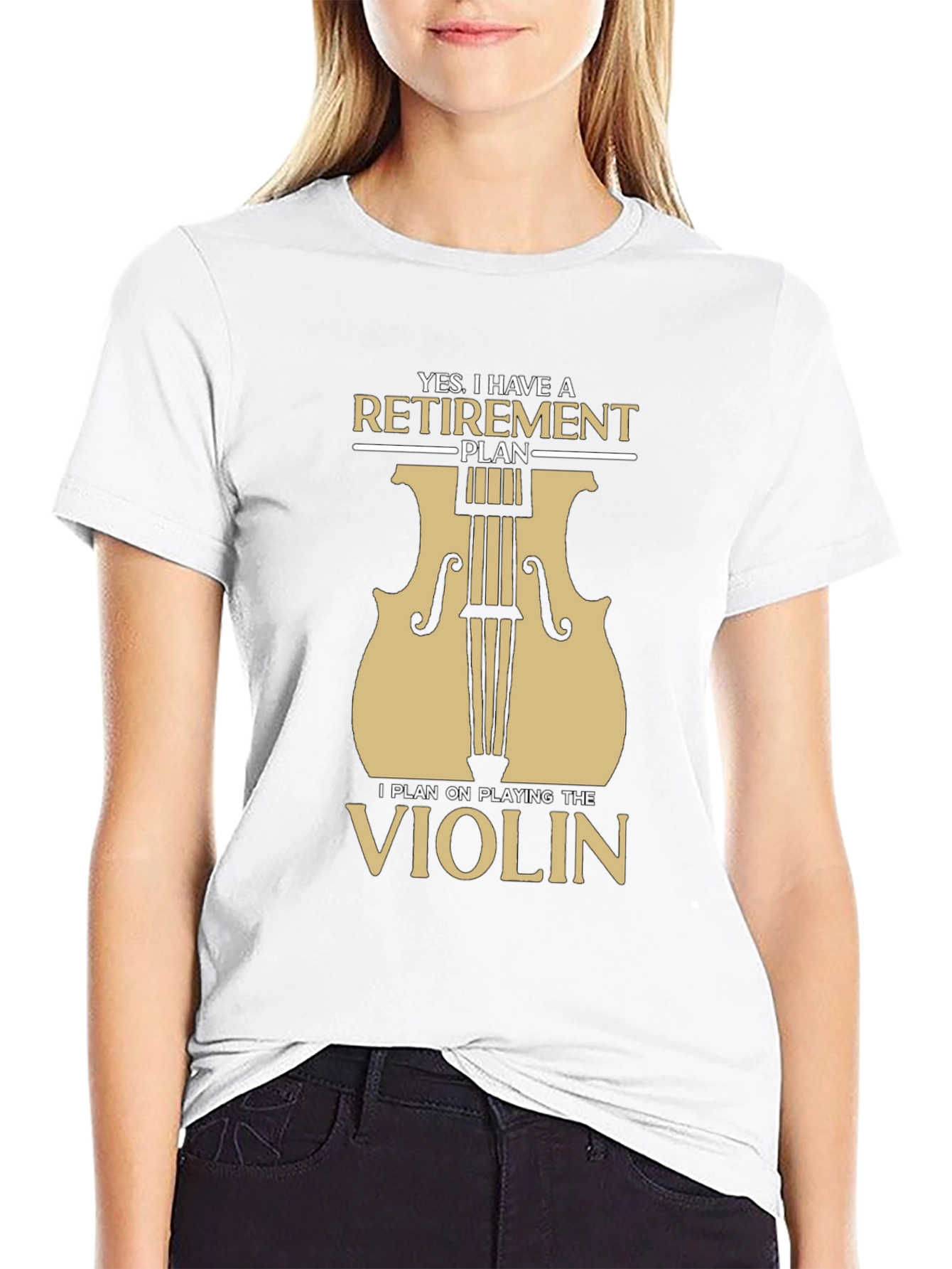 Retirement Violinist T-Shirt - Musician Gift