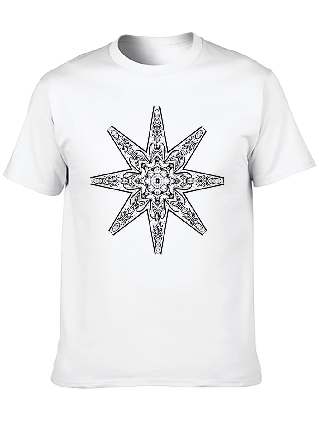 Black Star Mandala T-Shirt