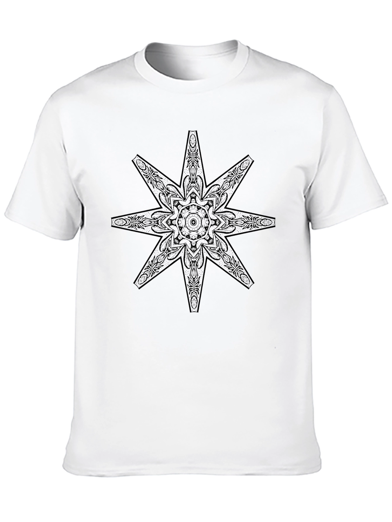 Black Star Mandala T-Shirt