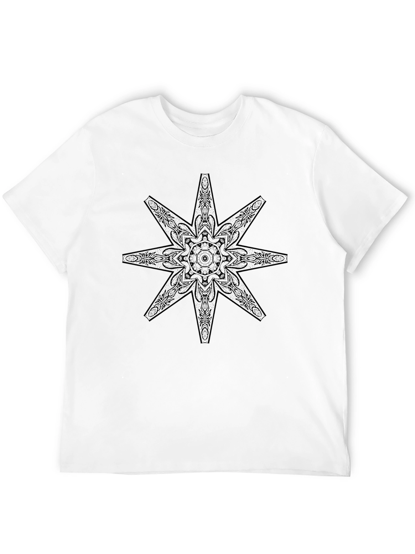 Black Star Mandala T-Shirt