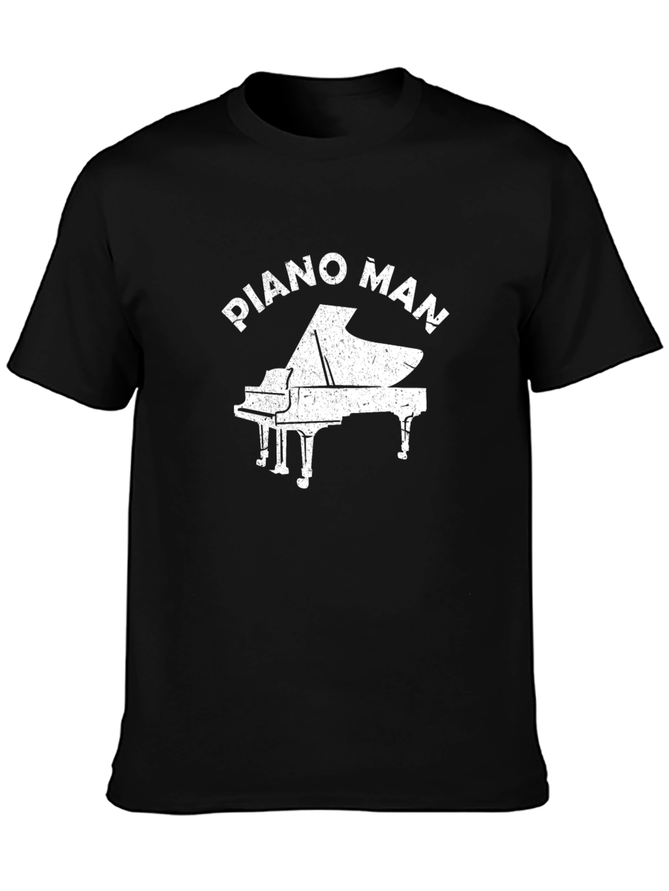 Piano Man Graphic Tee - Musician T-Shirt