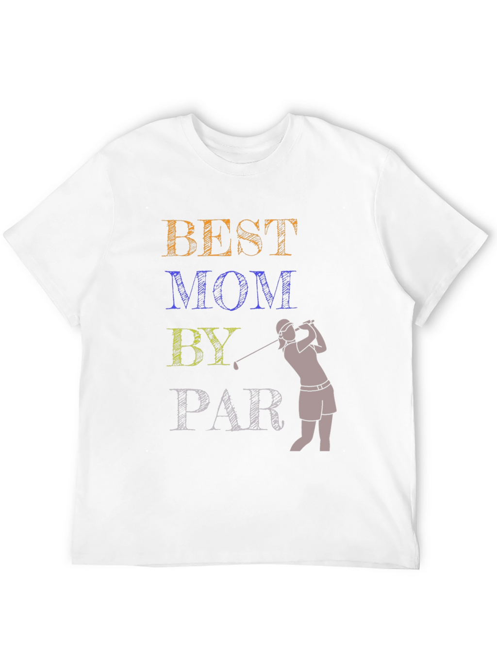 Best Mom By Par T-Shirt Golfing Gift Tee