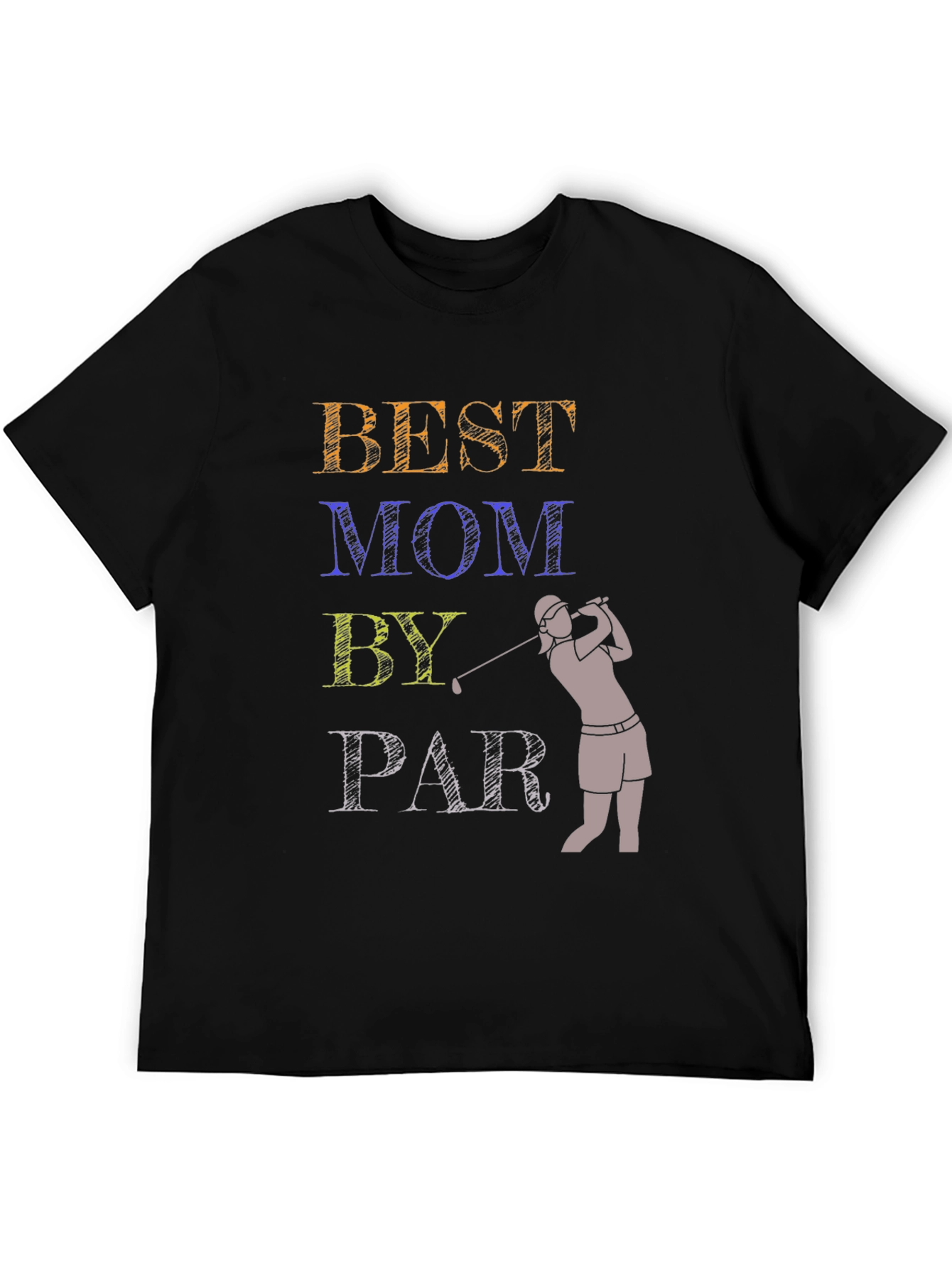 Best Mom By Par T-Shirt Golfing Gift Tee