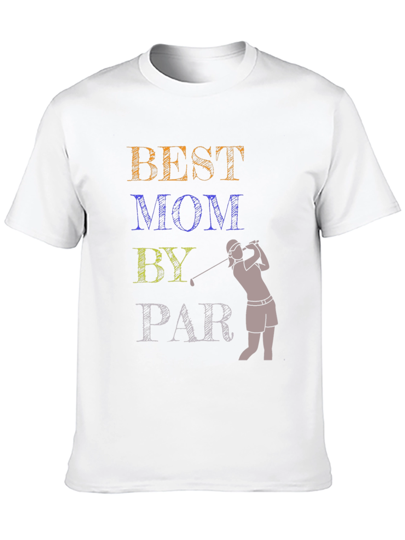Best Mom By Par T-Shirt Golfing Gift Tee