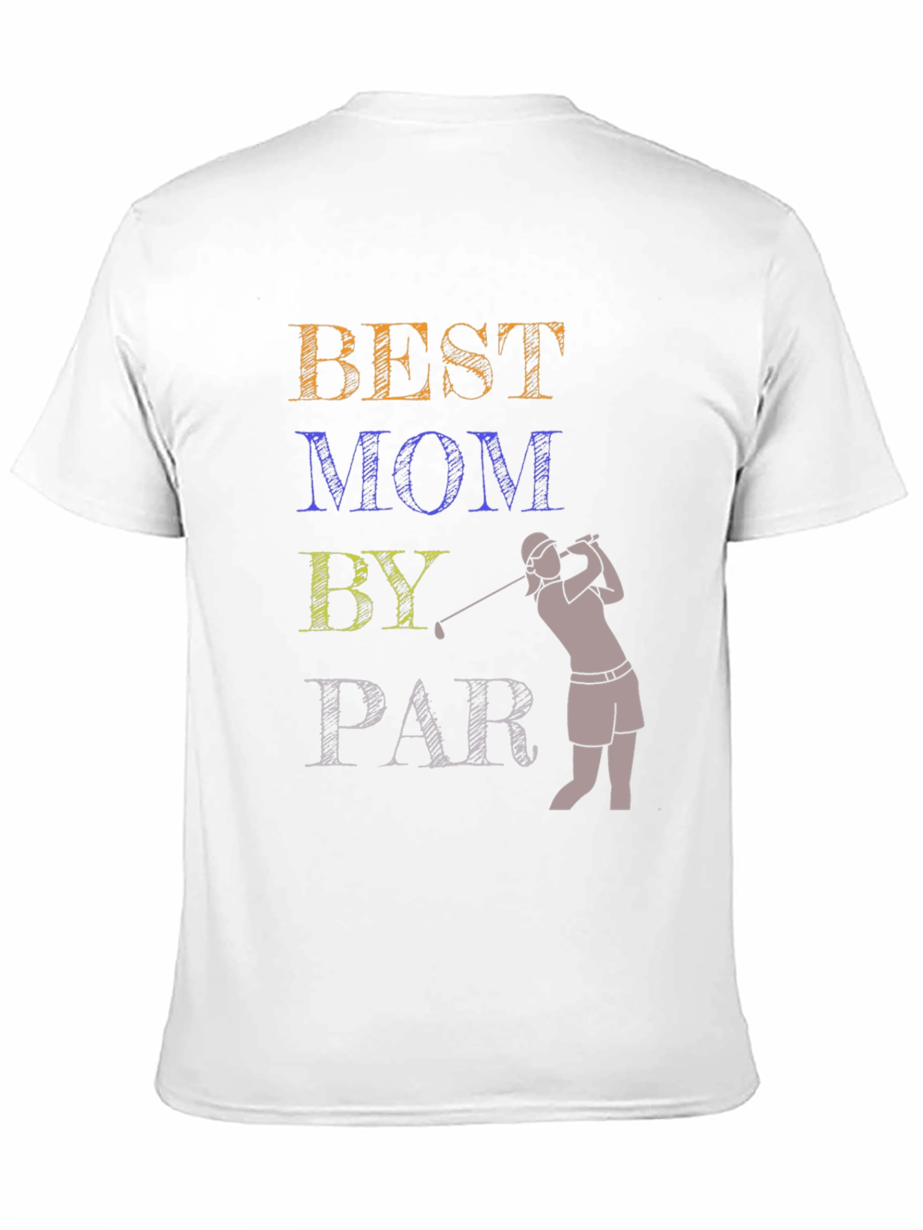 Best Mom By Par T-Shirt Golfing Gift Tee