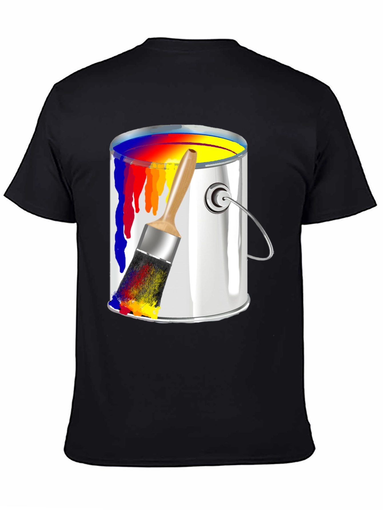 Paint Can & Brush Graphic T-Shirt