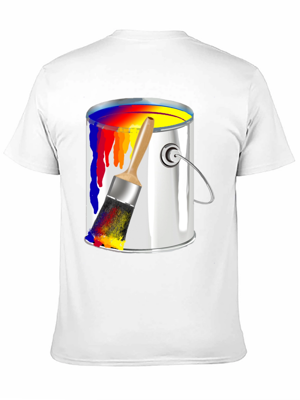 Paint Can & Brush Graphic T-Shirt