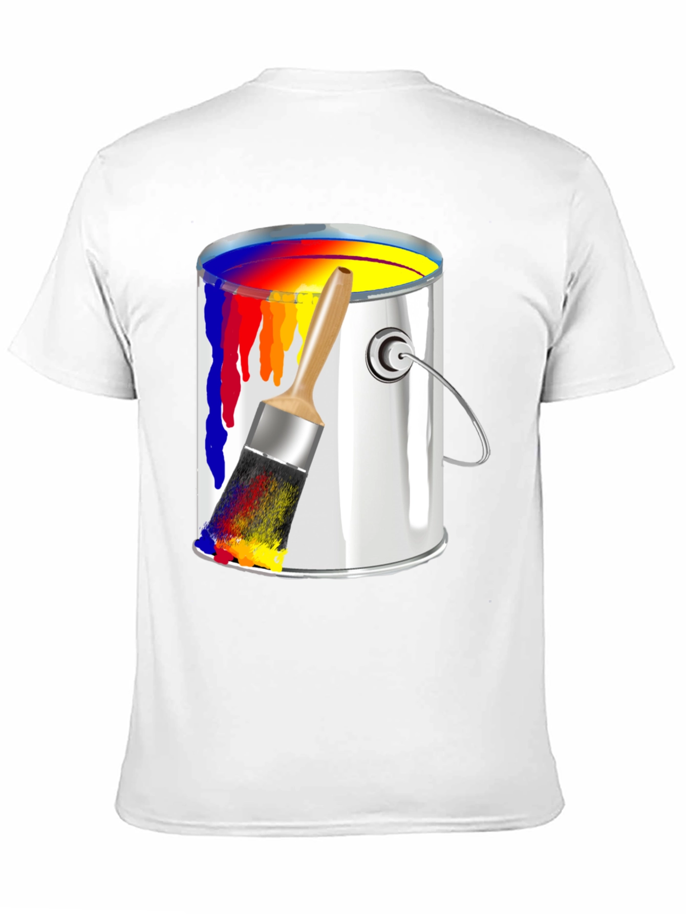 Paint Can & Brush Graphic T-Shirt