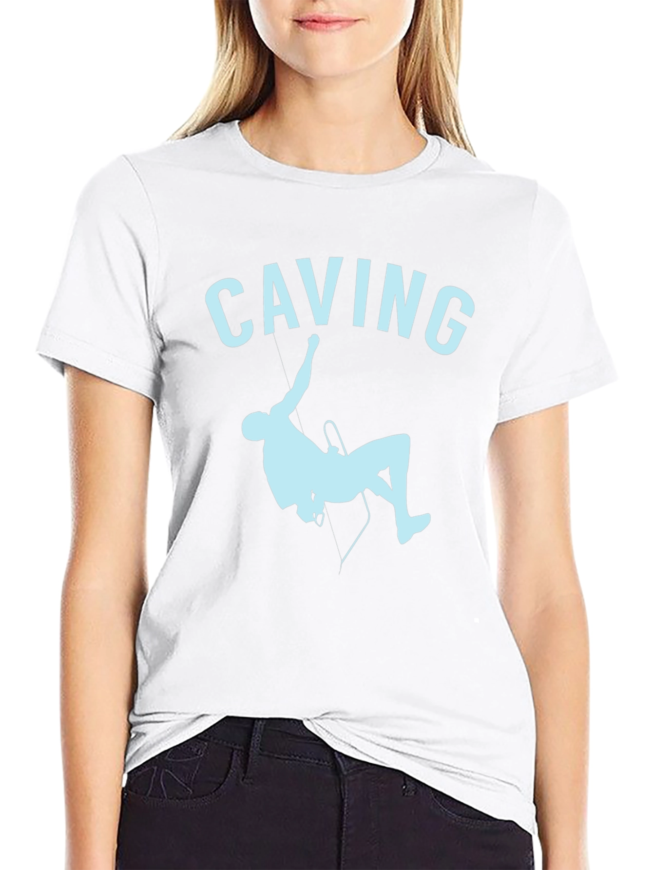 Caving Black T-Shirt