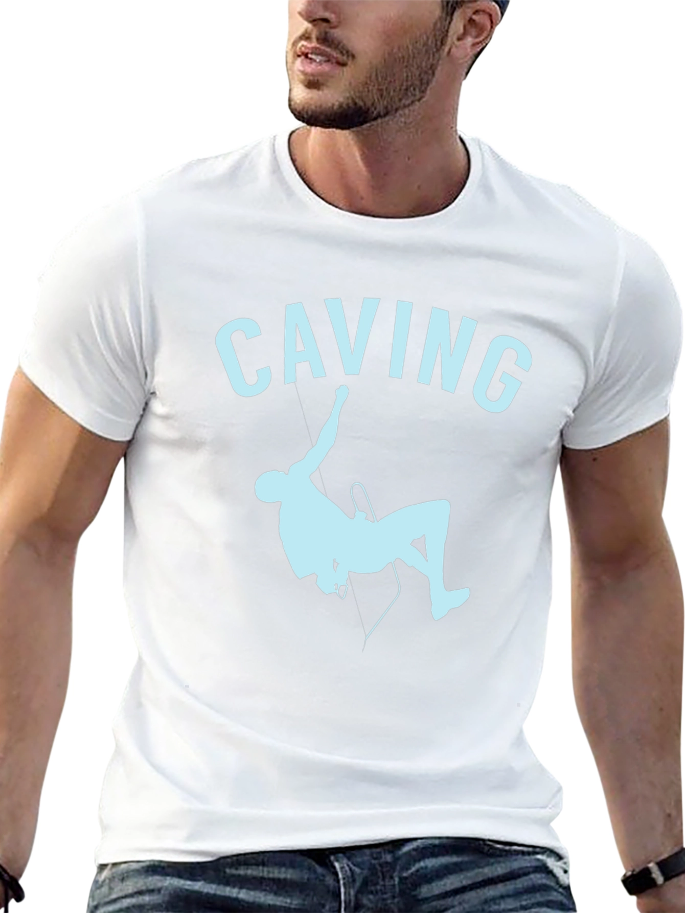 Caving Black T-Shirt