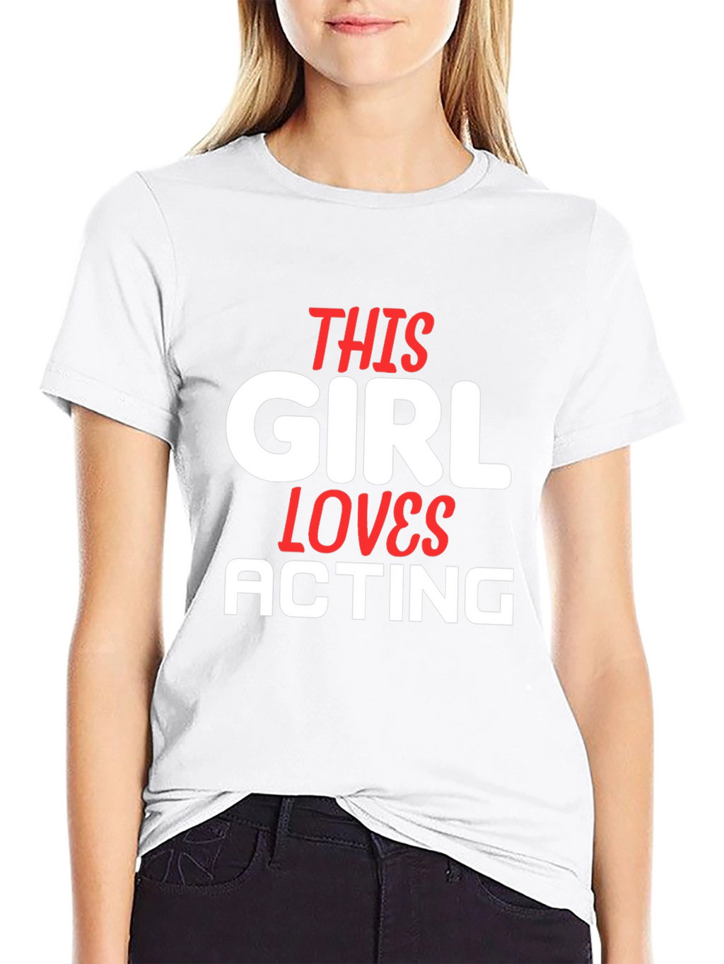 This Girl Loves Acting T-Shirt | Actor Gift