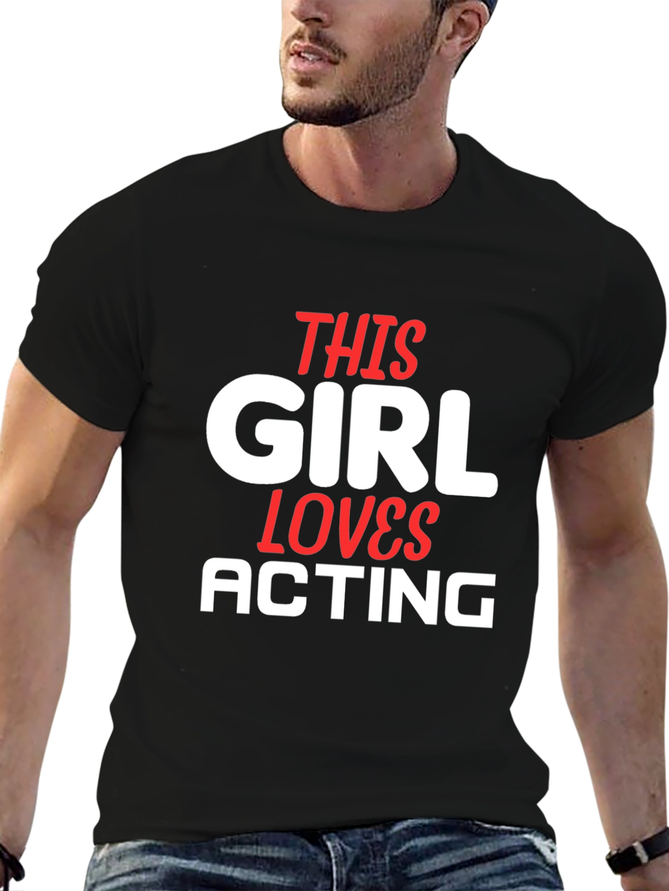 This Girl Loves Acting T-Shirt | Actor Gift