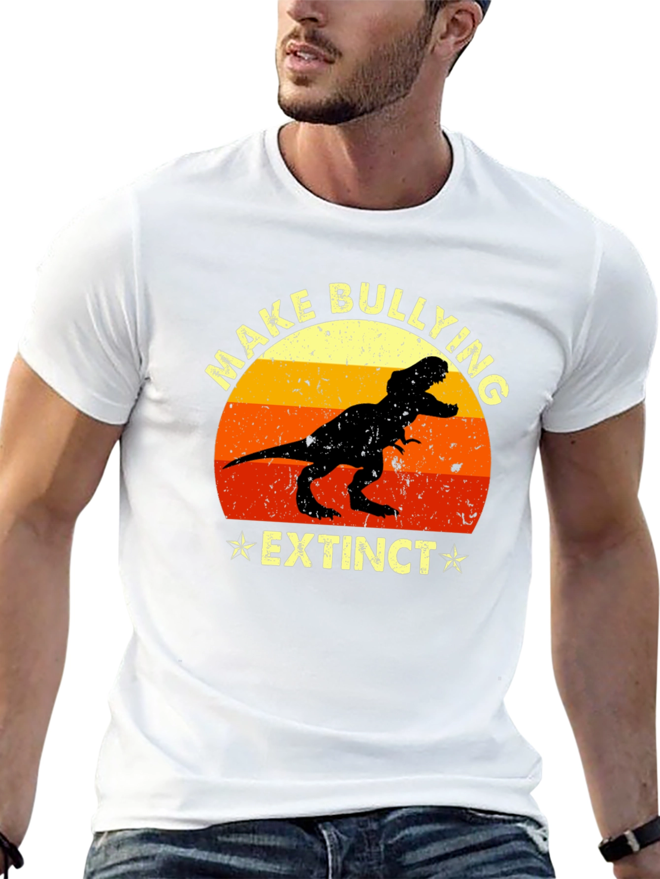 Make Bullying Extinct T-Rex Graphic Tee