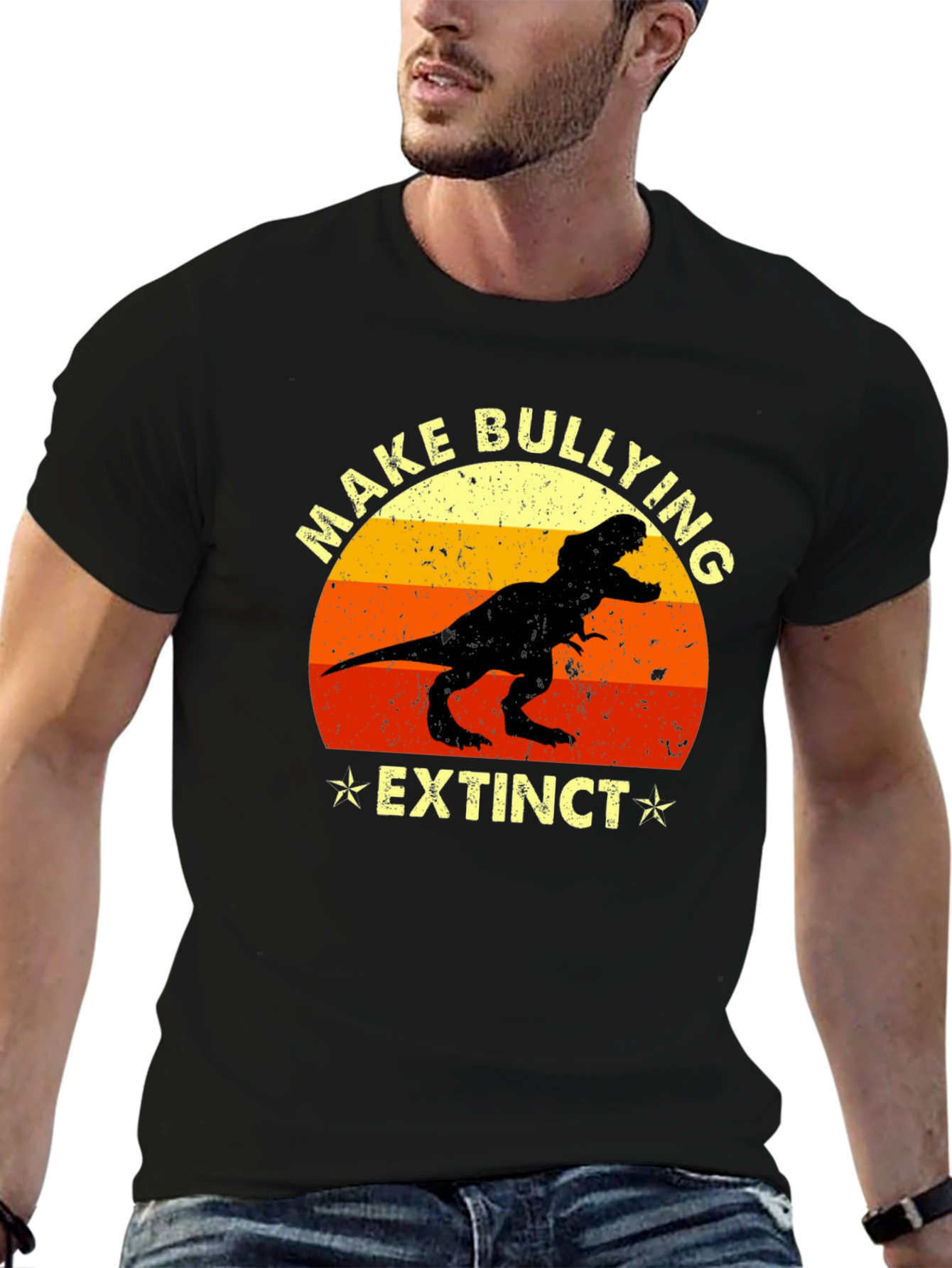 Make Bullying Extinct T-Rex Graphic Tee