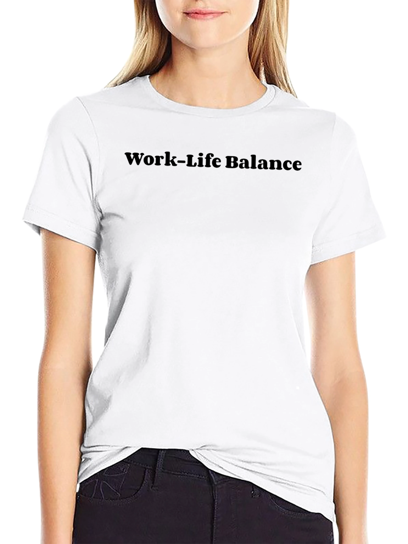 Work-Life Balance Black T-Shirt