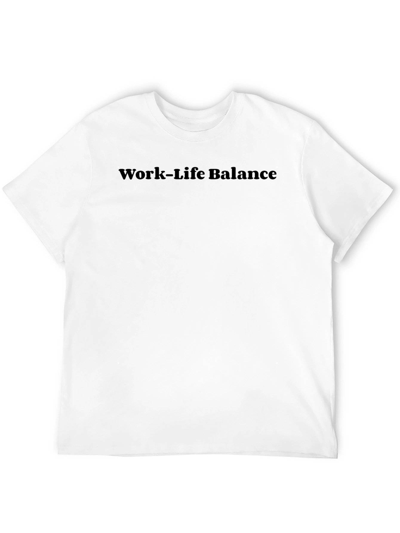 Work-Life Balance Black T-Shirt