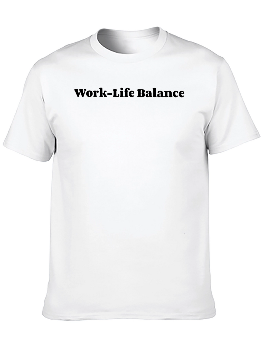 Work-Life Balance Black T-Shirt