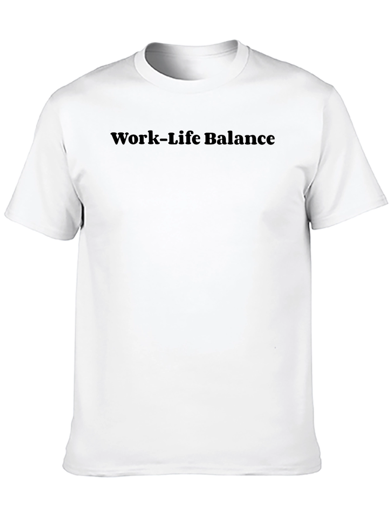 Work-Life Balance Black T-Shirt