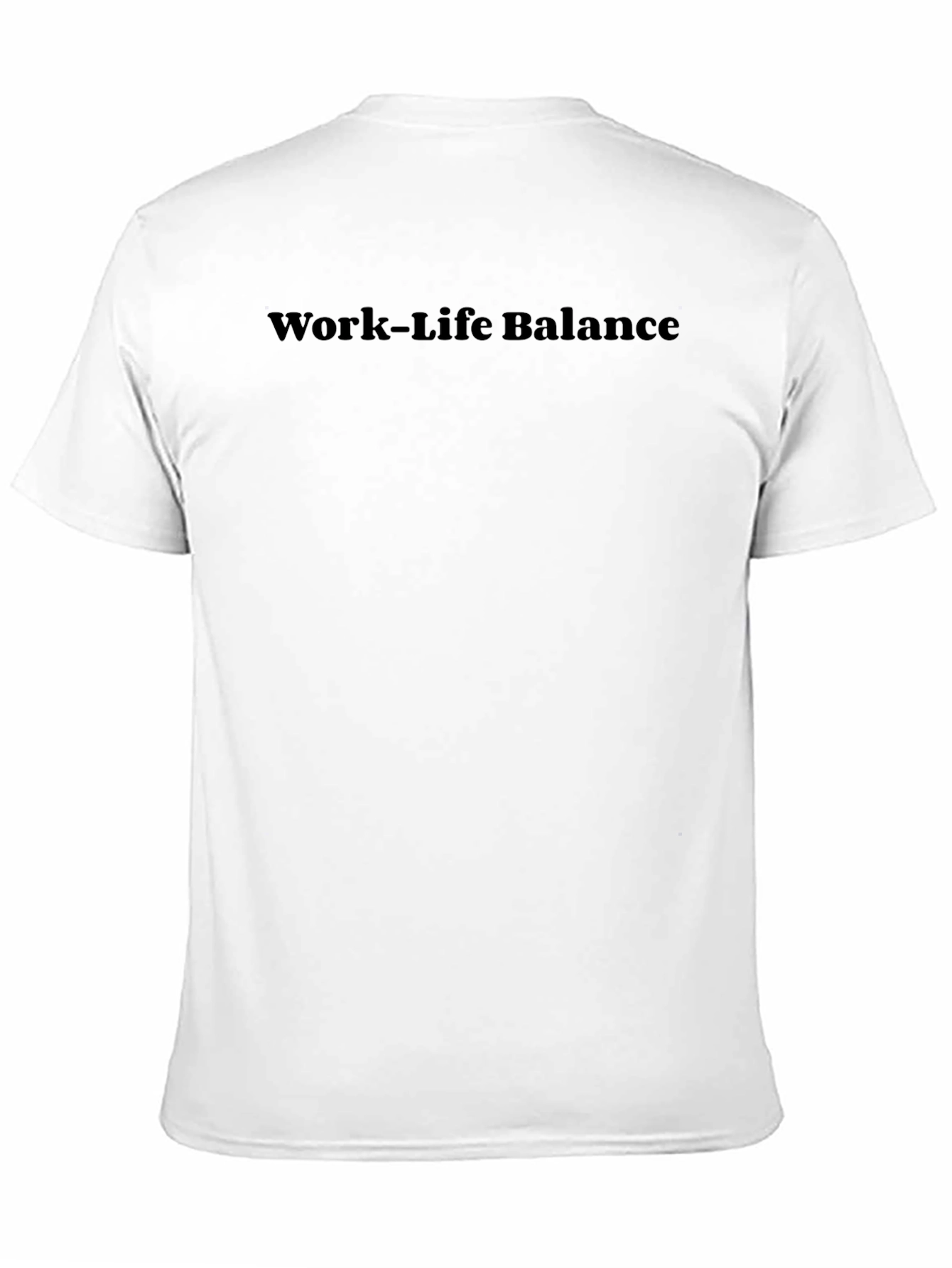 Work-Life Balance Black T-Shirt