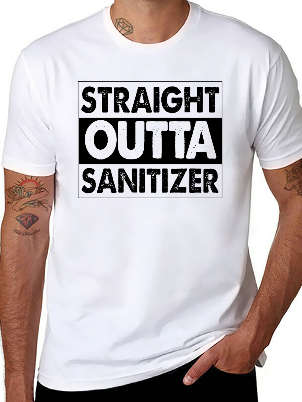 Straight Outta Sanitizer Novelty T-Shirt