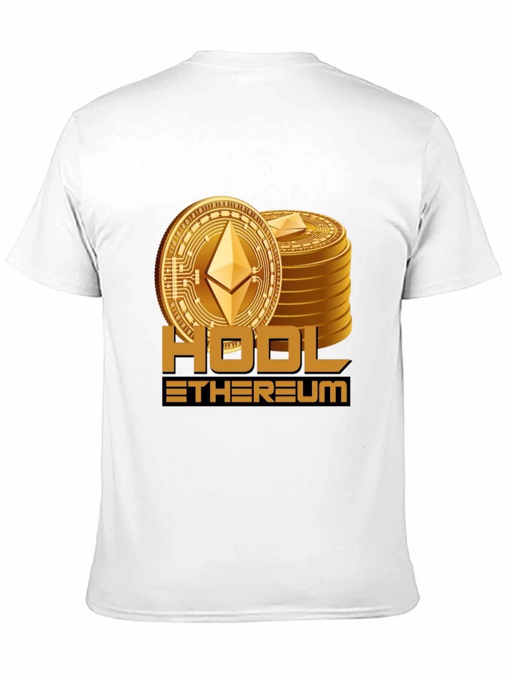HODL Ethereum Black T-Shirt Crypto Investor Tee