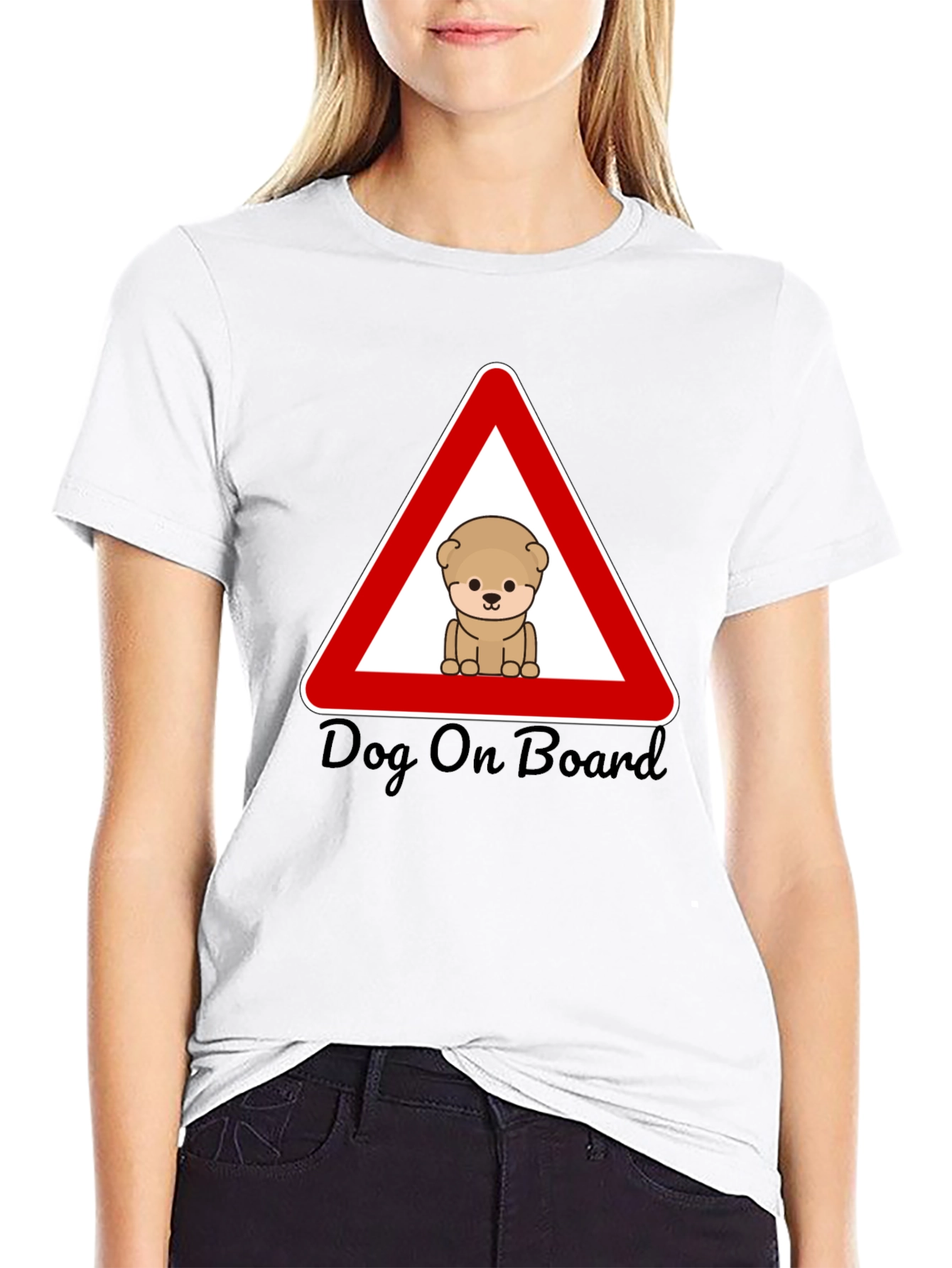 Dog On Board Graphic T-Shirt