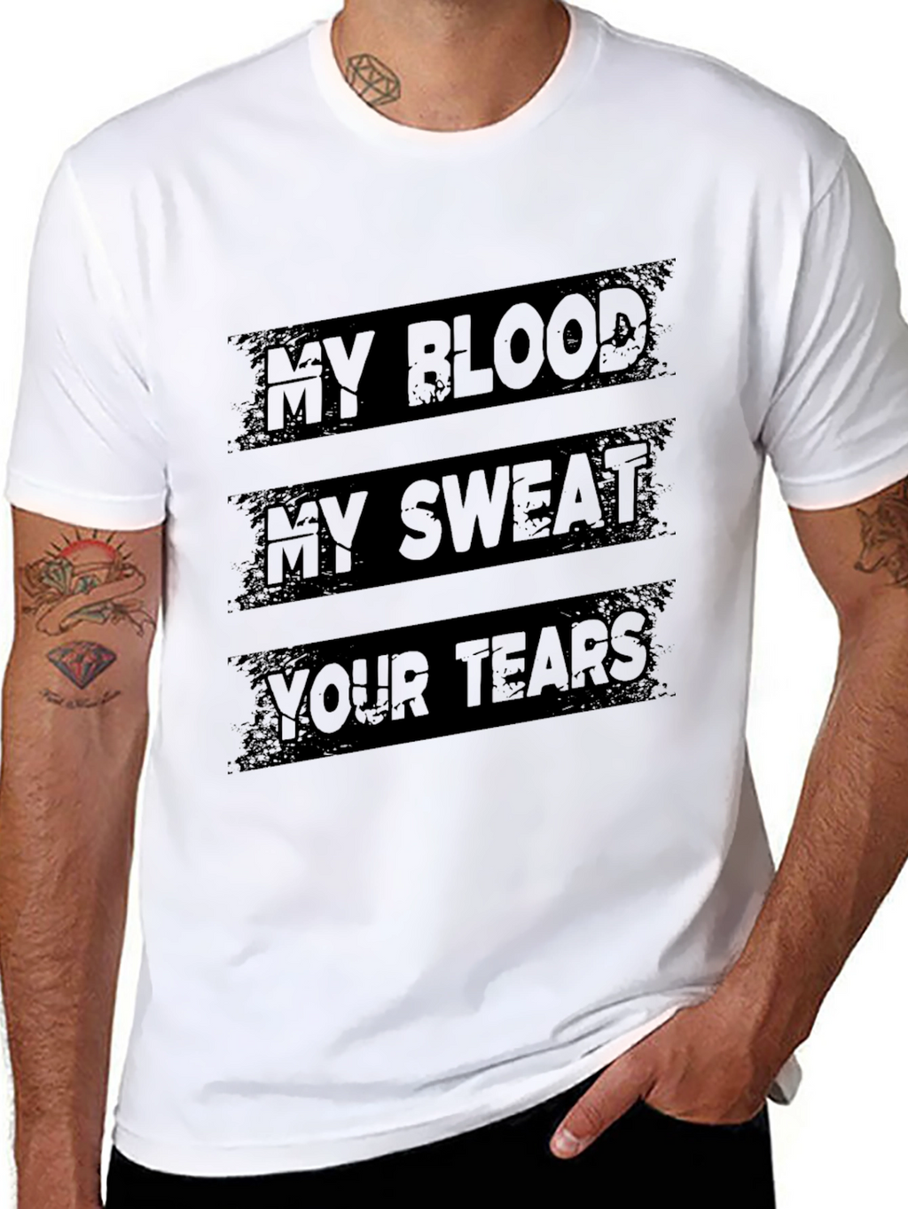 My Blood My Sweat Your Tears Graphic Tee