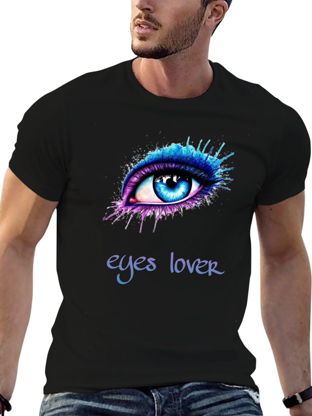 Eyes Lover Graphic Tee - Stylish Unisex T-Shirt