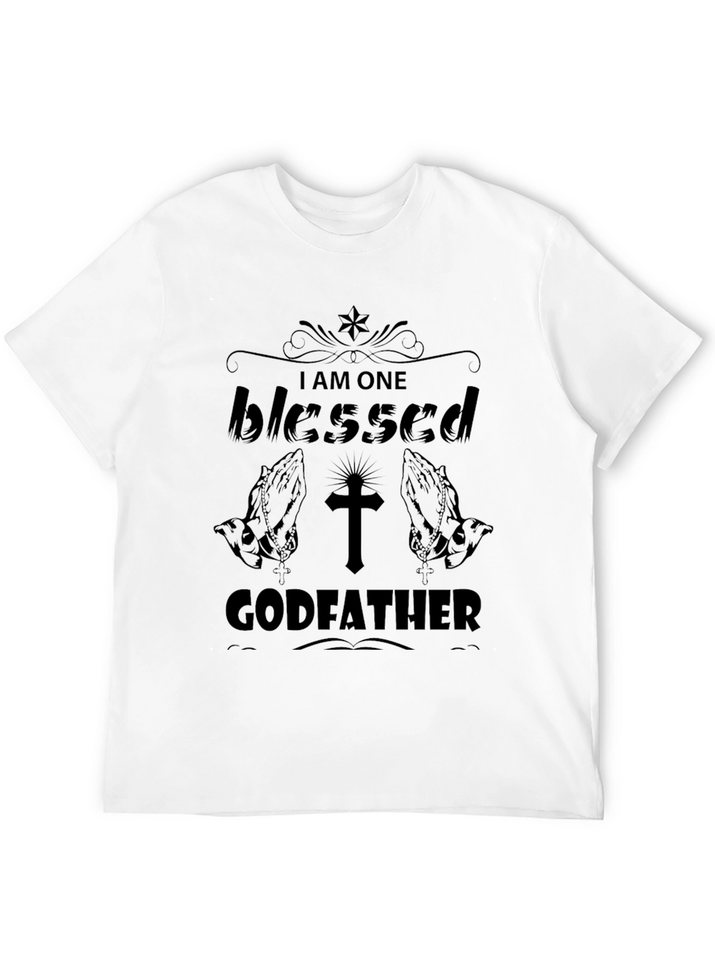 Blessed Godfather T-Shirt - Religious Gift