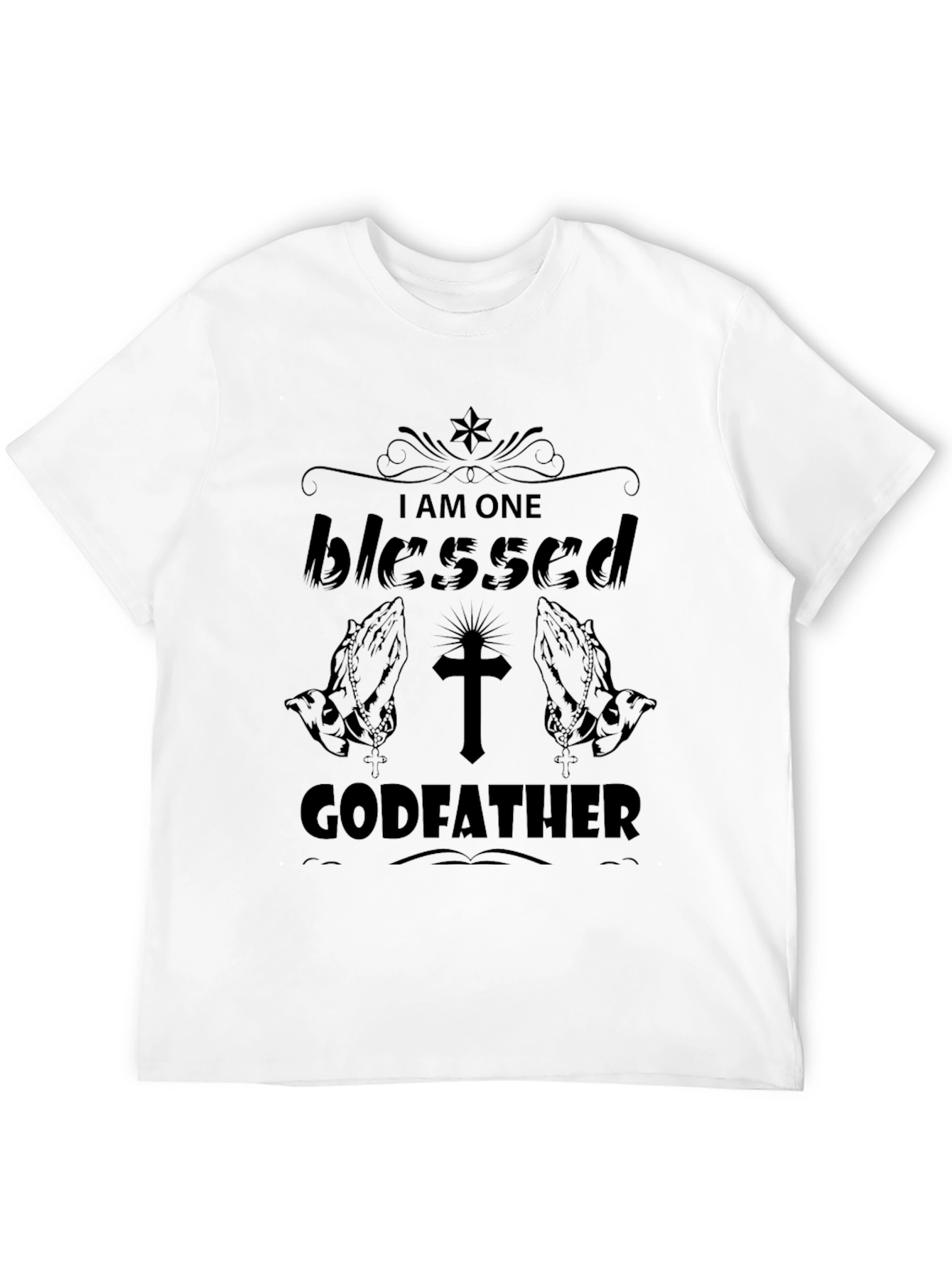 Blessed Godfather T-Shirt - Religious Gift