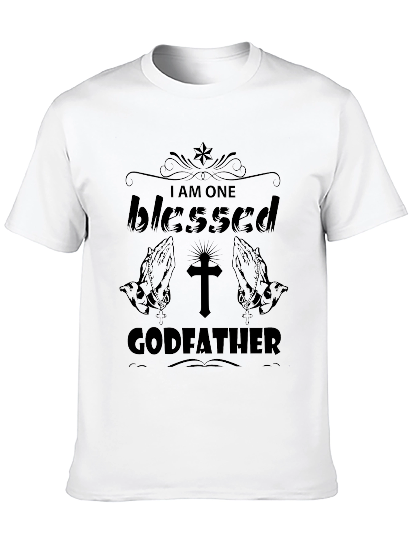 Blessed Godfather T-Shirt - Religious Gift