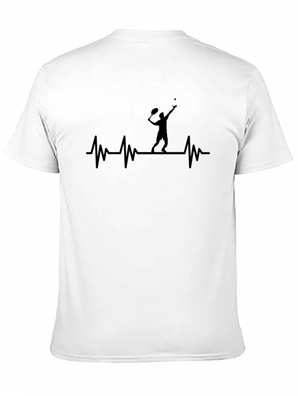 Tennis Heartbeat T-Shirt - Serve Up Style!