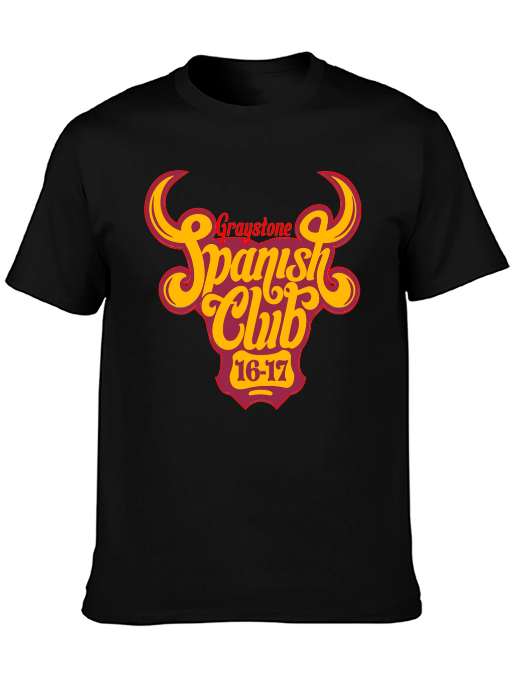 Graystone Spanish Club Black T-Shirt